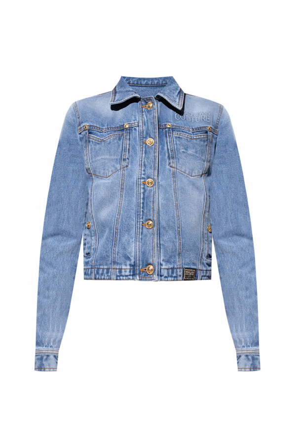IetpShops GB - Blue Denim jacket Versace Jeans Couture - Fruit